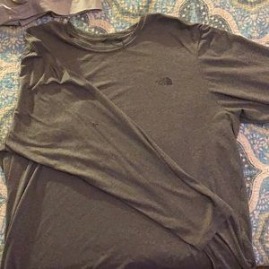Long sleeve gray Northface shirt
